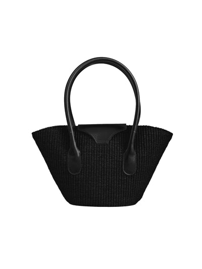 Emily Raffia 11" - Black