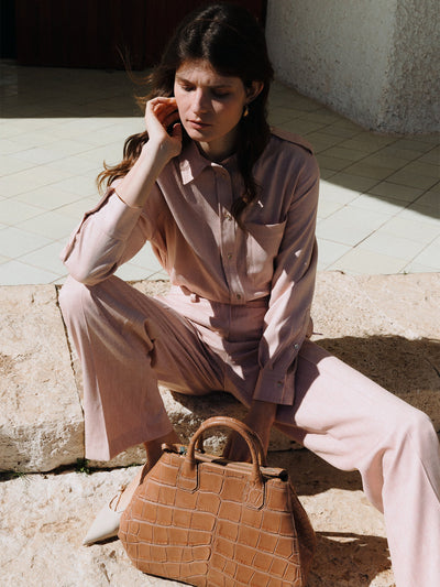 Vera Croco 14" - Blush scuro